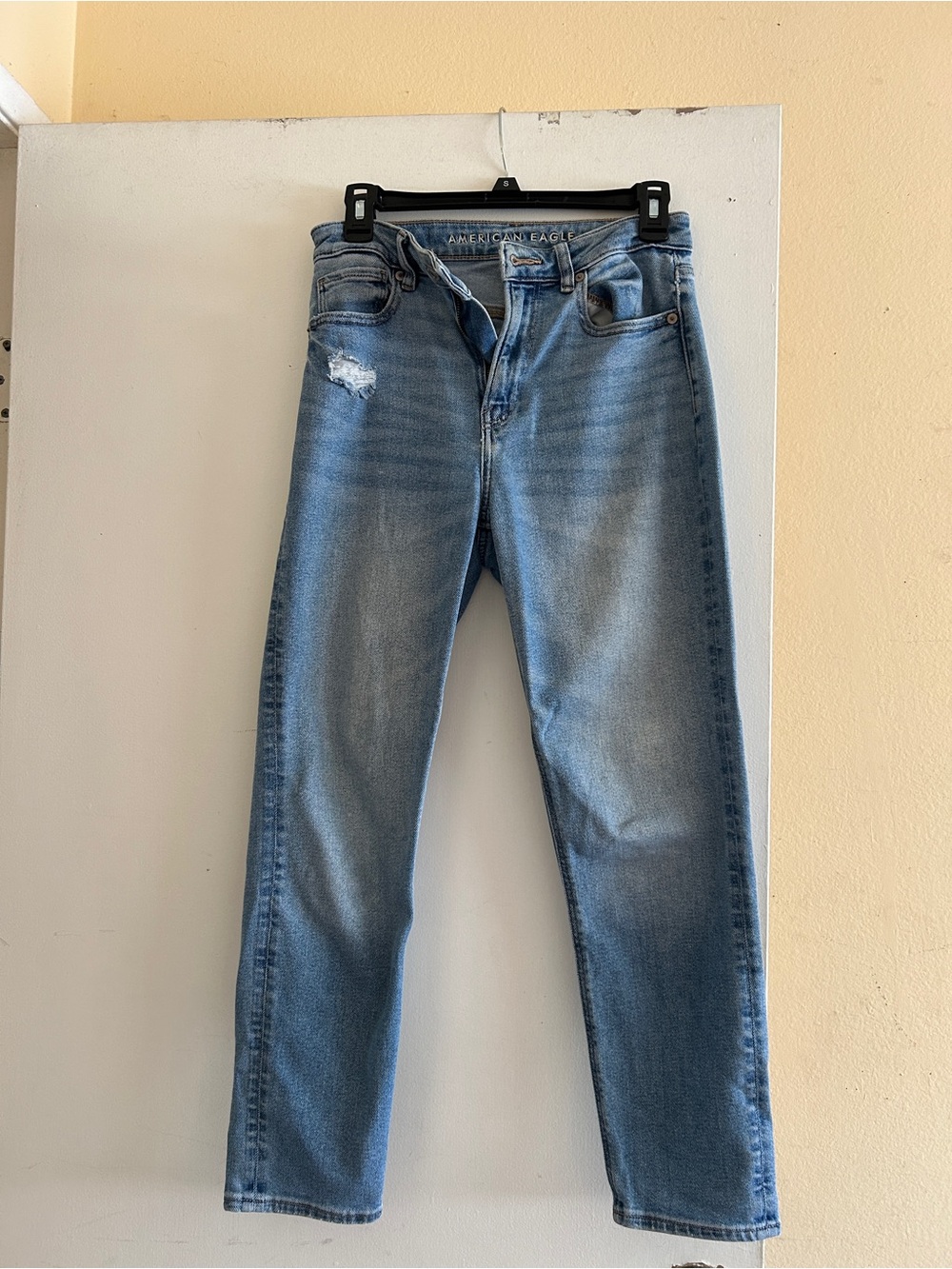 American Eagle Outfitters Light Blue Straight Leg Jeans